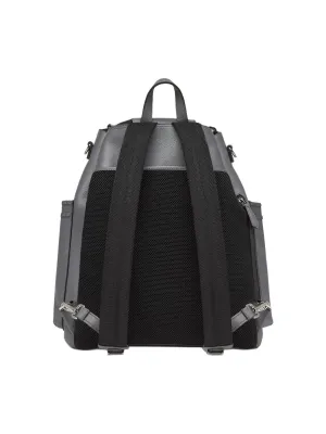FENDI Calfskin Backpack Gray