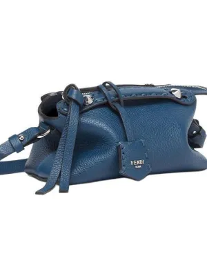 FENDI Calfskin Handbag Blue