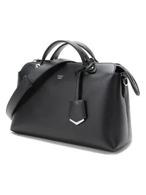 FENDI By The Way Series Calfskin Boston Bag Black