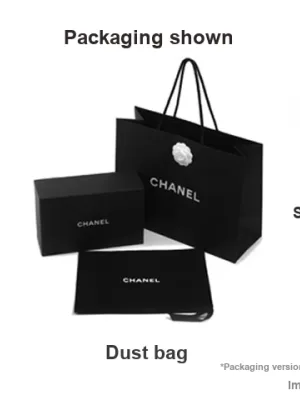 CHANEL Cow Leather Clutch One Black