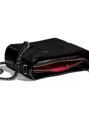 CHANEL Gabrielle Calfskin Black