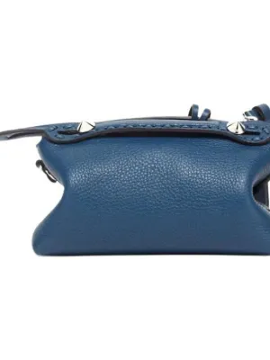FENDI Calfskin Handbag Blue