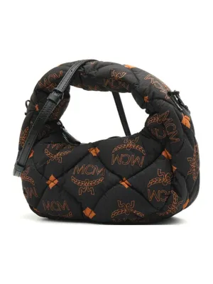 MCM Nylon Hobo Black