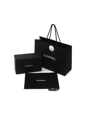 CHANEL Grained Embossed Cow Leather Black