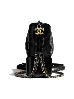 CHANEL Gabrielle Calfskin Black