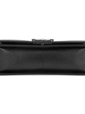 CHANEL LEBOY Calfskin Black