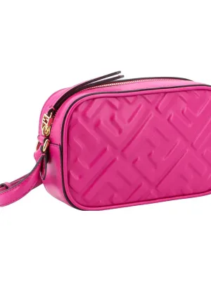 FENDI Calfskin Camera Bag Pink