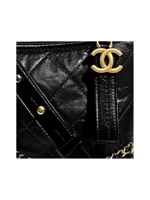CHANEL Gabrielle Calfskin Black