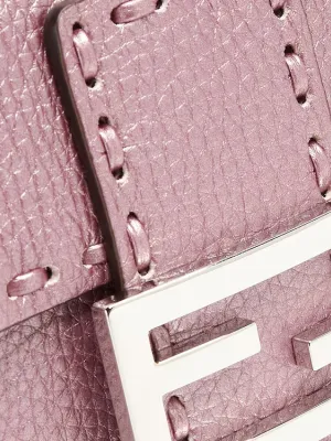 FENDI Calfskin Shoulder Bag Pink