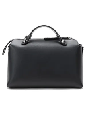 FENDI By The Way Series Calfskin Boston Bag Black