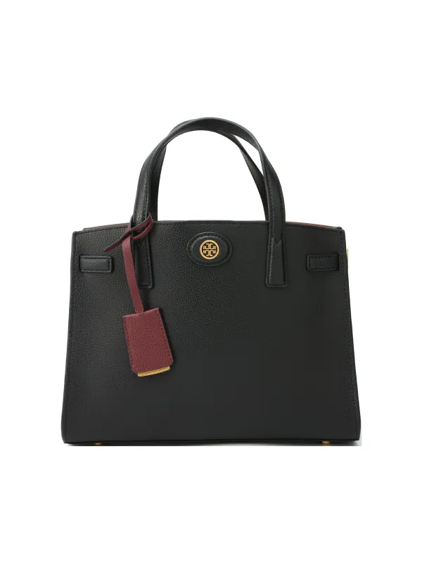 Product TORY BURCH Robinson Litchi Grain Leather Black Image