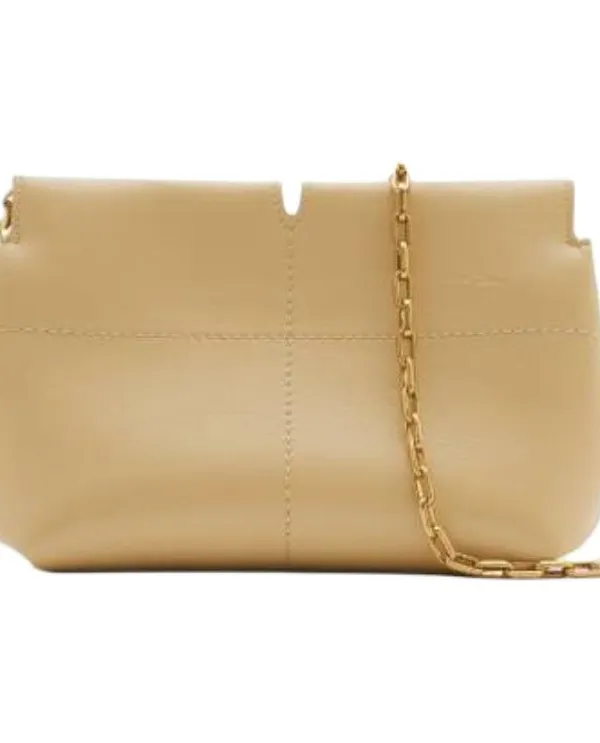 Product Burberry Calfskin Handheld Crossbody Bag Sand Image