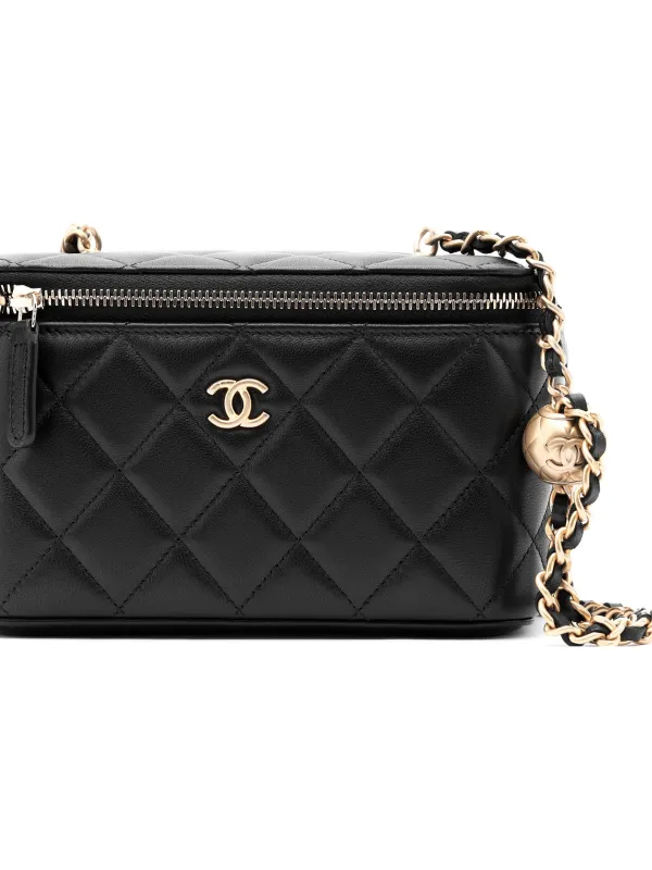 Product CHANEL Sheepskin Box Bag Black Image