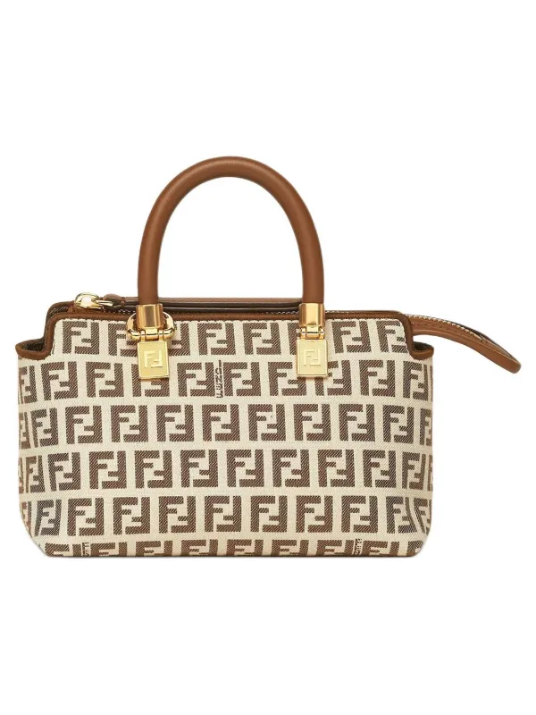 Product FENDI By The Way Series Leather Handbag Coffee Image