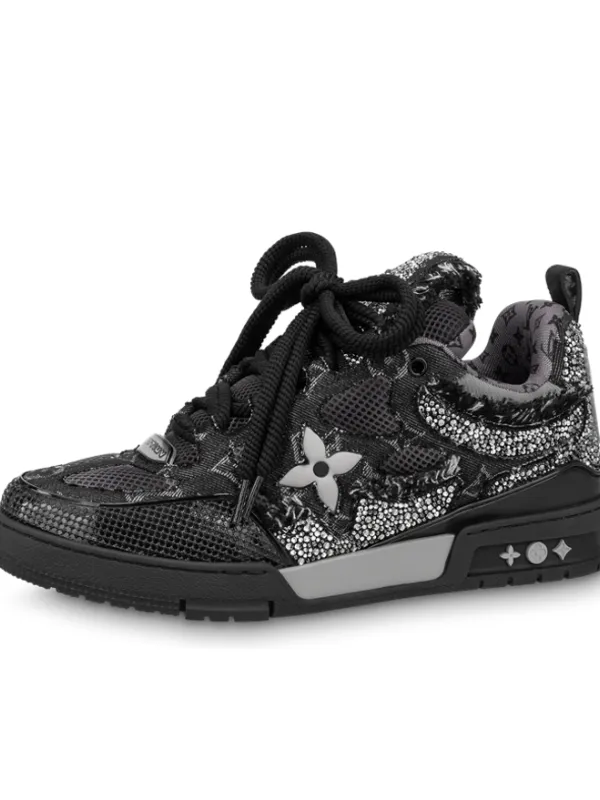 Product LOUIS VUITTON Skate Trainer Black Swarovski Monogran Image