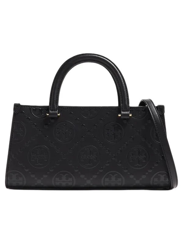 Product TORY BURCH T Monogram Leather Black Image