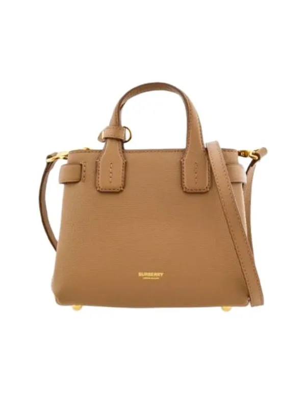 Product Burberry Grained Leather Shoulder Bag Ostrich Color Image