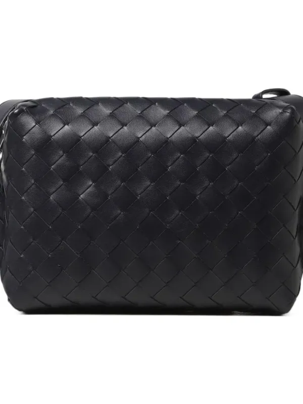 Product Bottega Veneta Leather Crossbody Bag Black Image
