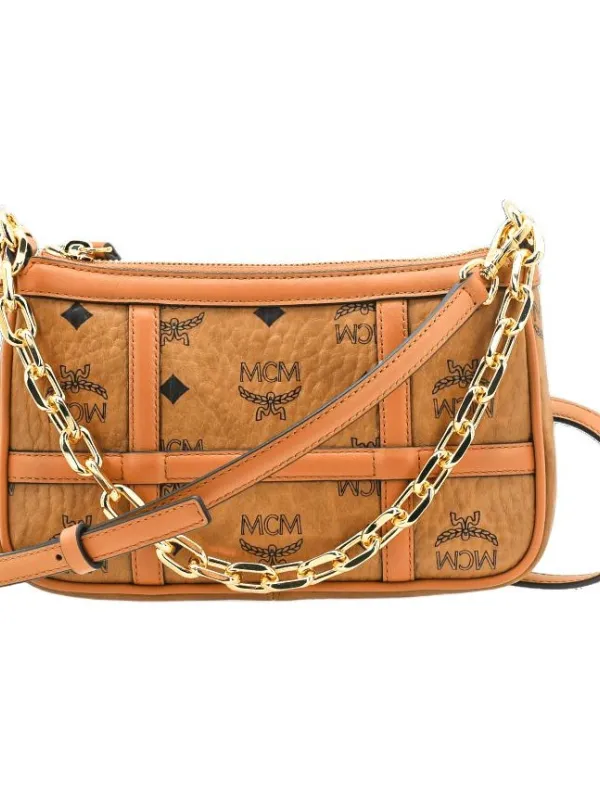 Product MCM Delmy Visetos Artificial Leather Pochette Image