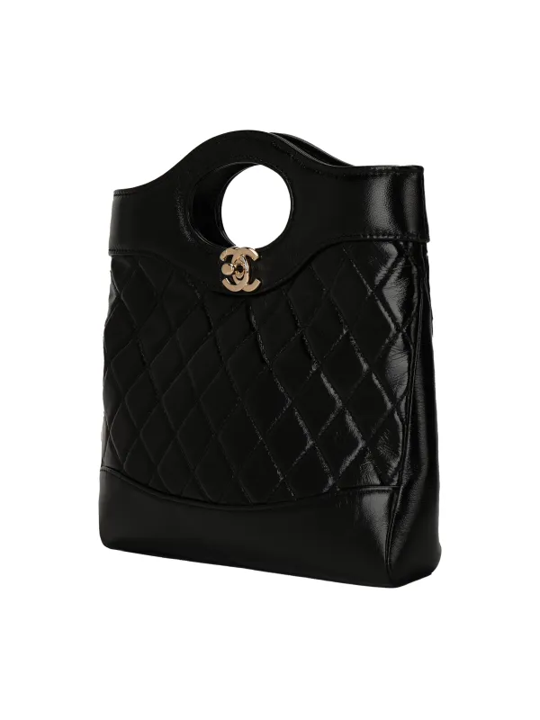 Product CHANEL Shiny Lambskin Chain Black Image