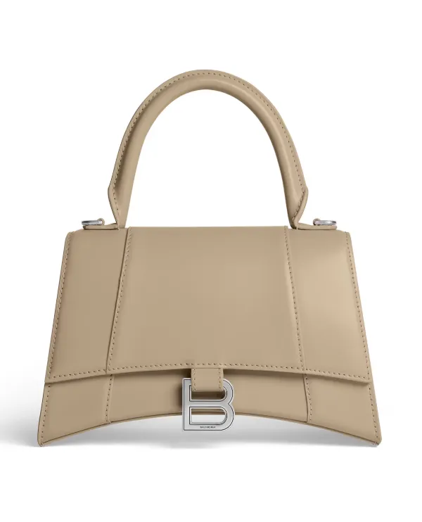 Product BALENCIAGA Women's Hourglass Small Handbag Box in Beige Image