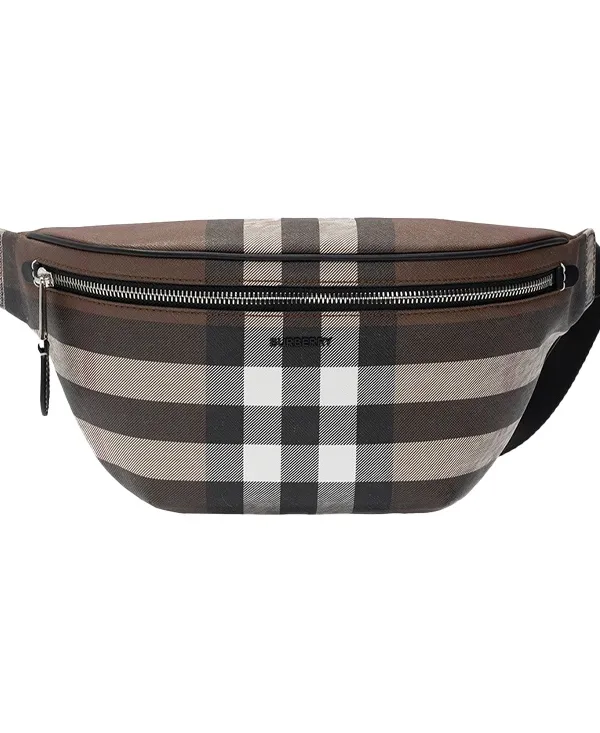 Product Burberry Canvas One Shoulder Crossbody Bag Dark Birch Brown Image