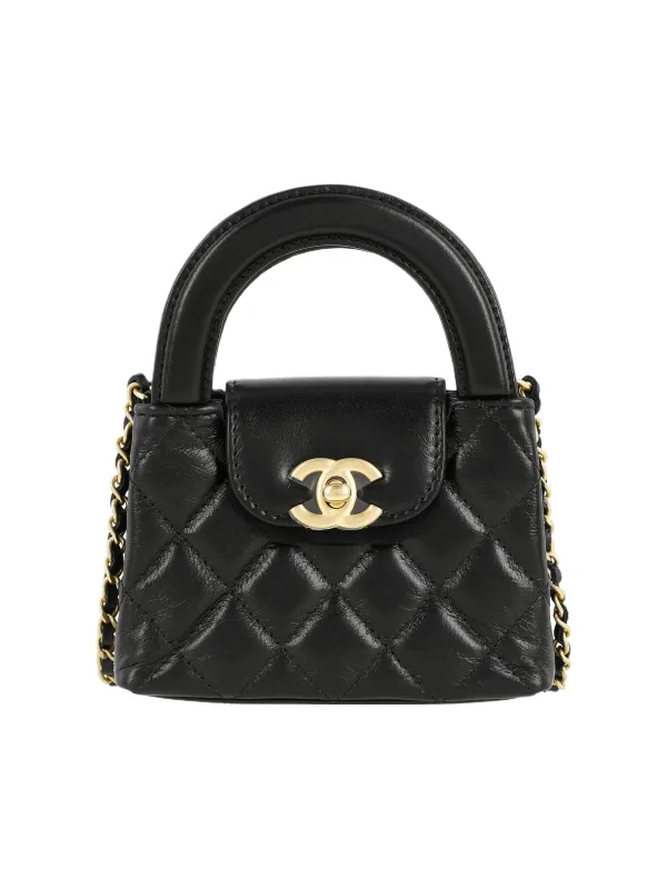 Product CHANEL Cow Leather Clutch One Black Image