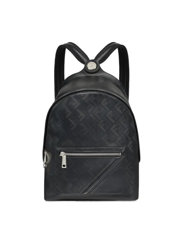 Product FENDI Calfskin Backpack Men's Black Image