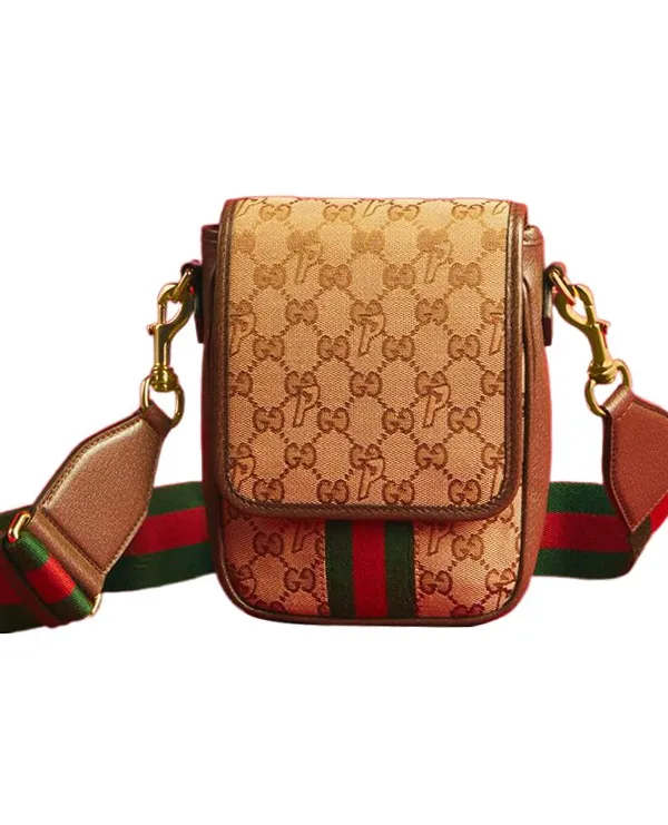 Product GUCCI PALACE Collaboration Canvas With Leather Camel Image