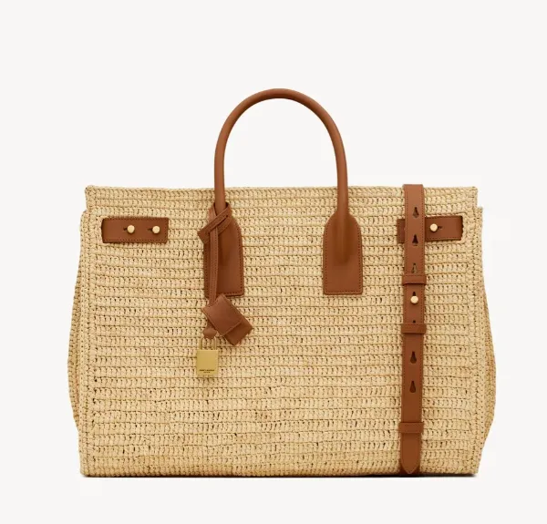 Product Saint Laurent Paris\sac de jour supple in raffia and leather Image