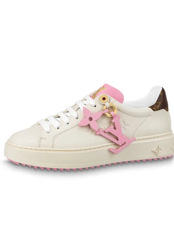 Product LOUIS VUITTON Time Out Sneakers 'Beige Pink' Image