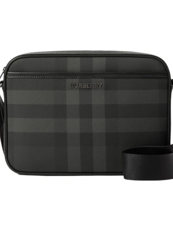Product Burberry Calfskin Embellishment Shoulder Bag Charcoal Black Image