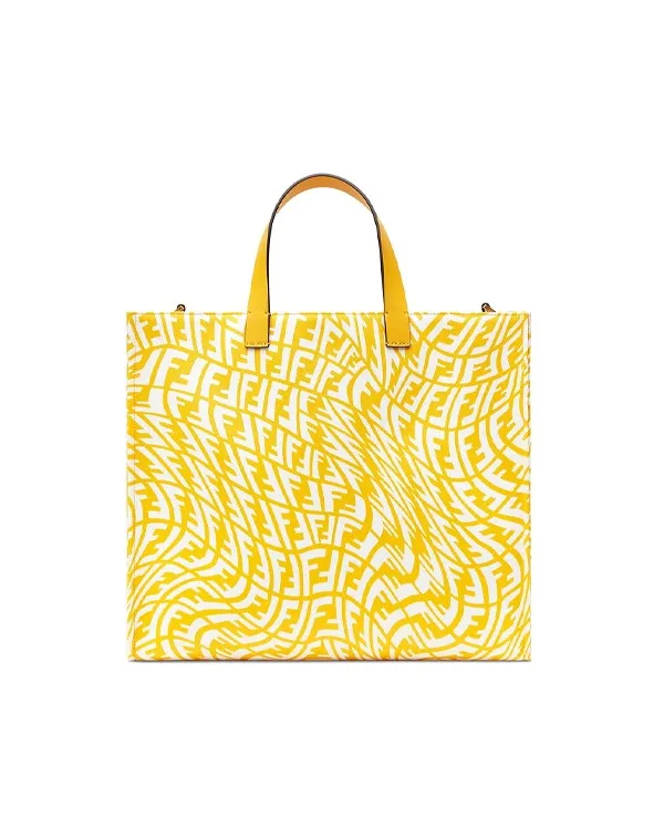 Product FENDI Canvas With Leather Tote Bag Yellow Image