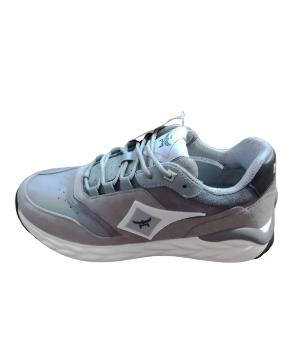 Product MCM Low Top Casual Shoes Unisex Silver White Image