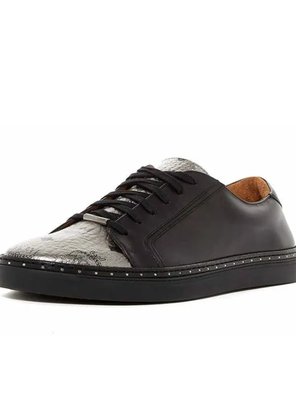 Product MCM Stylish Skateboarding Shoes Women's Black Image