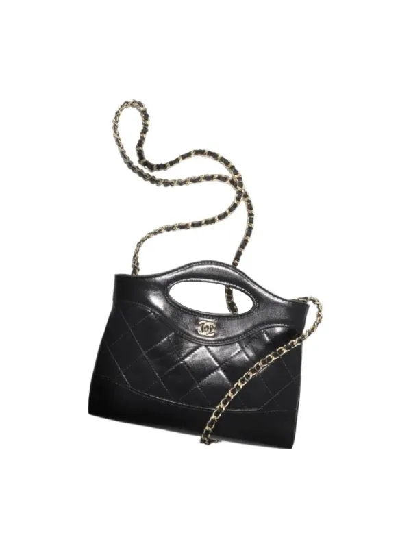 Product CHANEL Shiny Cow Leather Black Image