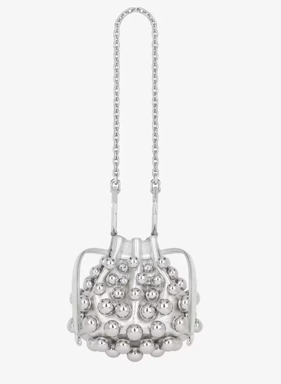 Product GIVENCHY Pumpkin bag in leather with embroidered pearls Image