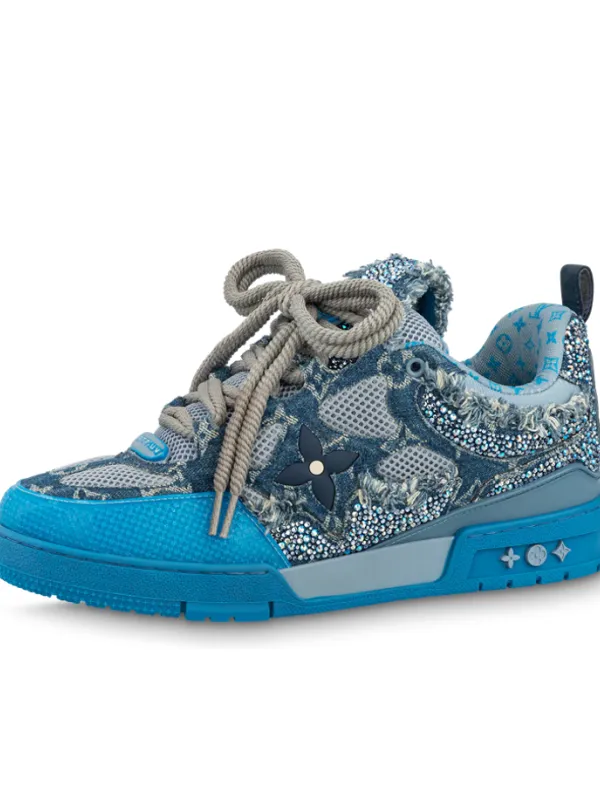 Product LOUIS VUITTON Skate Trainer Blue Swarovski Monogram Image