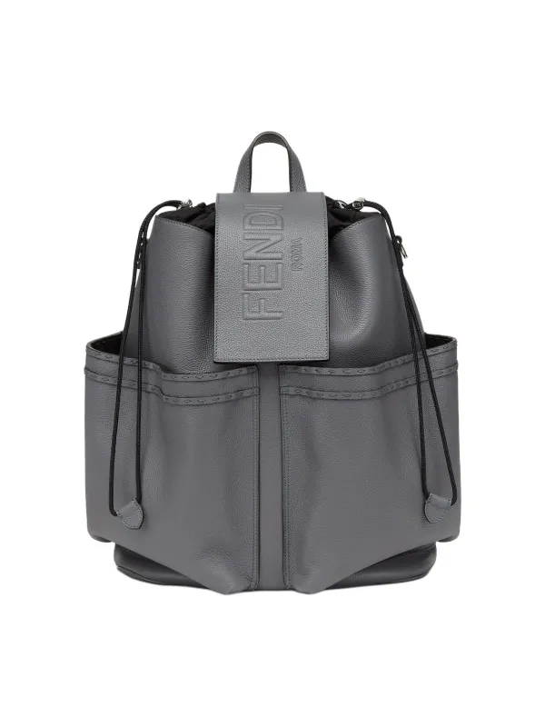 Product FENDI Calfskin Backpack Gray Image