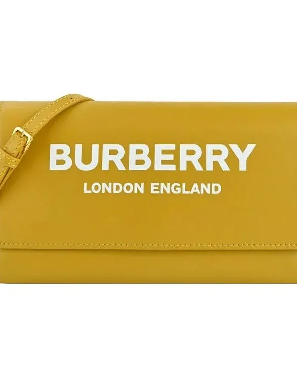 Product Burberry Cow Leather Shoulder Bag Regular Women's Yellow Image