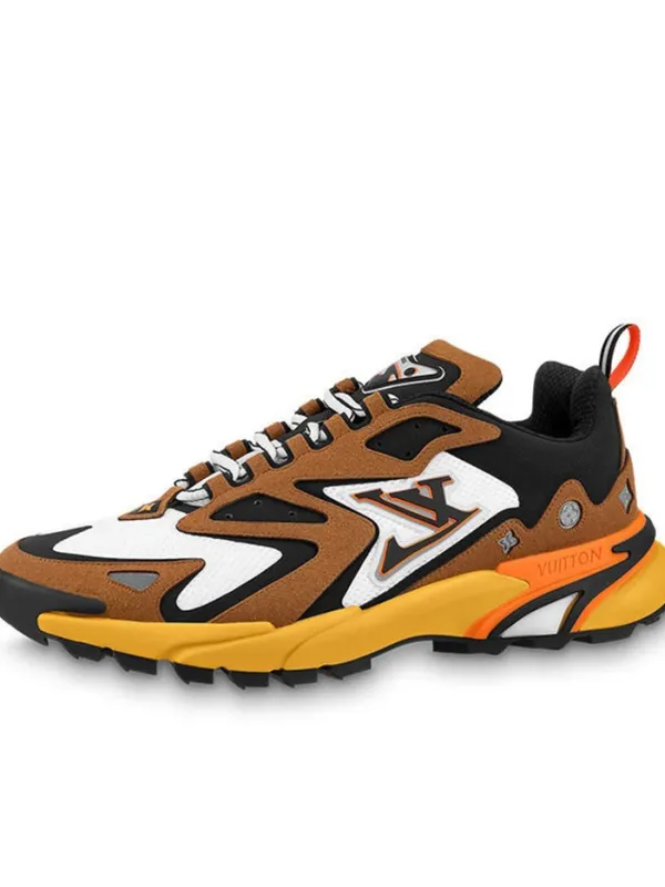 Product LOUIS VUITTON Runner Tatic Sneakers 'Orange White Brown' Image