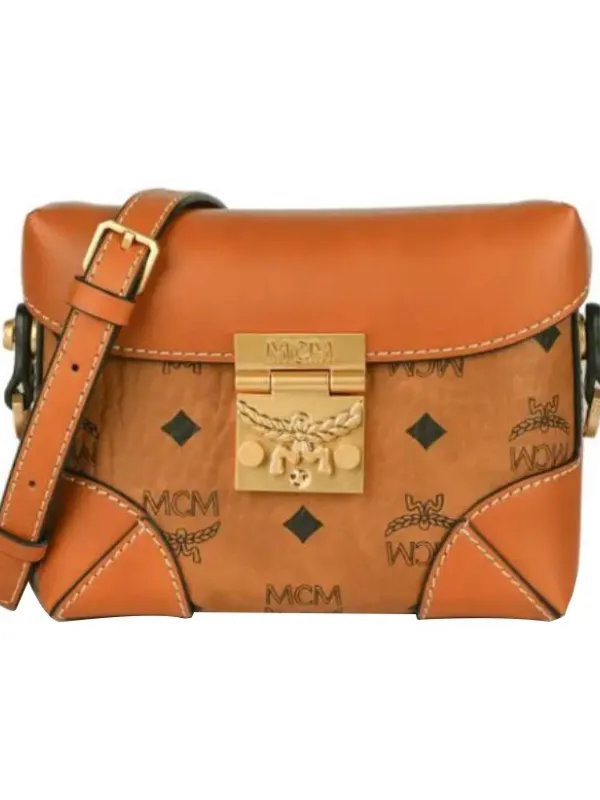 Product MCM Cow Leather Fanny Pack Brown Cognac Image