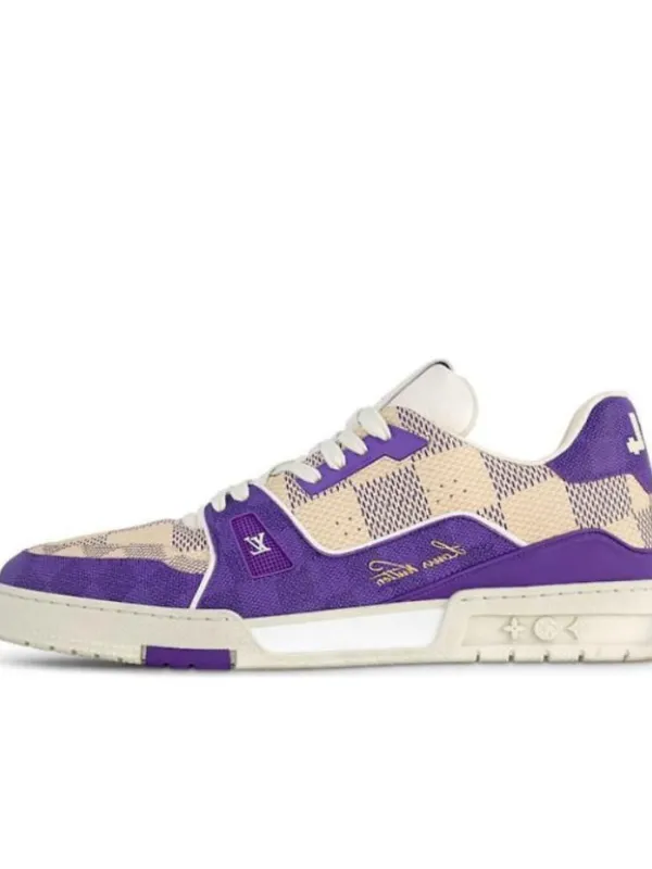 Product LOUIS VUITTON Damier LV Trainer Purple Image