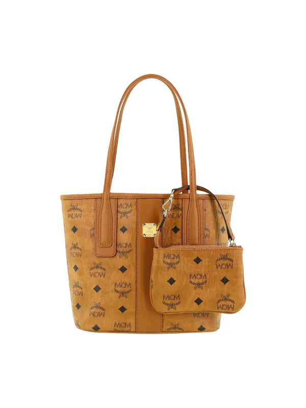 Product MCM Liz Visetos Canvas With Leather Brown Image