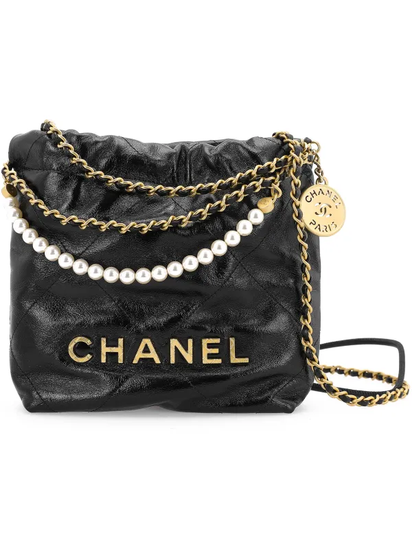 Product CHANEL Calfskin Bucket Bags Black Image