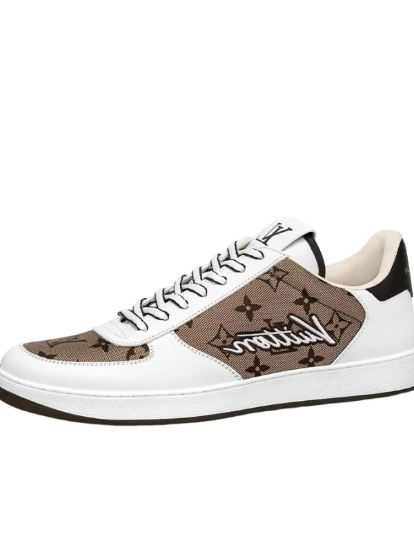 Product LOUIS VUITTON Rivoli Sneakers 'White With Vintage Monogram' Image