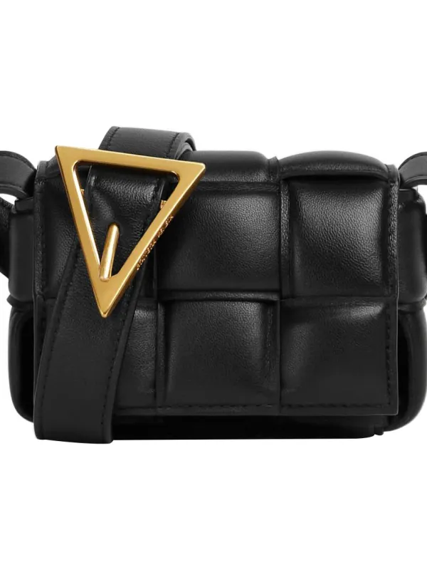Product Bottega Veneta Candy Padded Cassette Crossbody Black Image