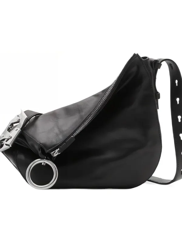 Product Burberry Calfskin Knight Crossbody Bag Black Image