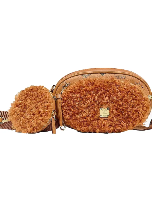 Product MCM Artificial Leather Small Brown Image