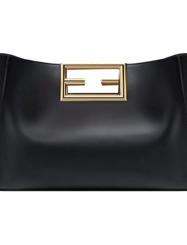 Product FENDI Calfskin Tote Bag Black Image